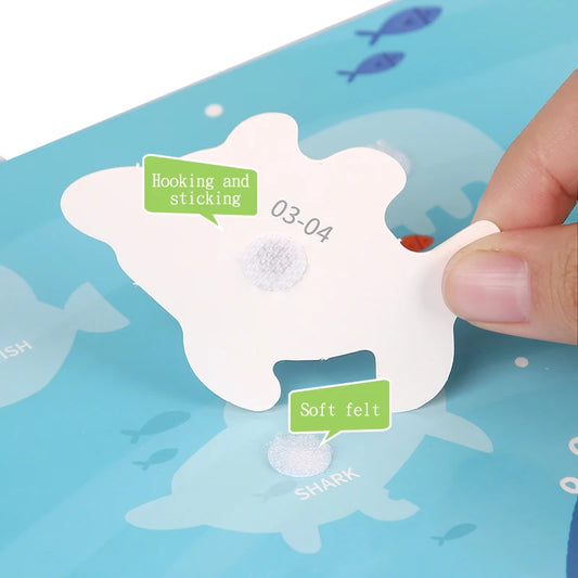 CUBBY Kids™ Montessori Busy Book –Screen- Free Learn Through Play