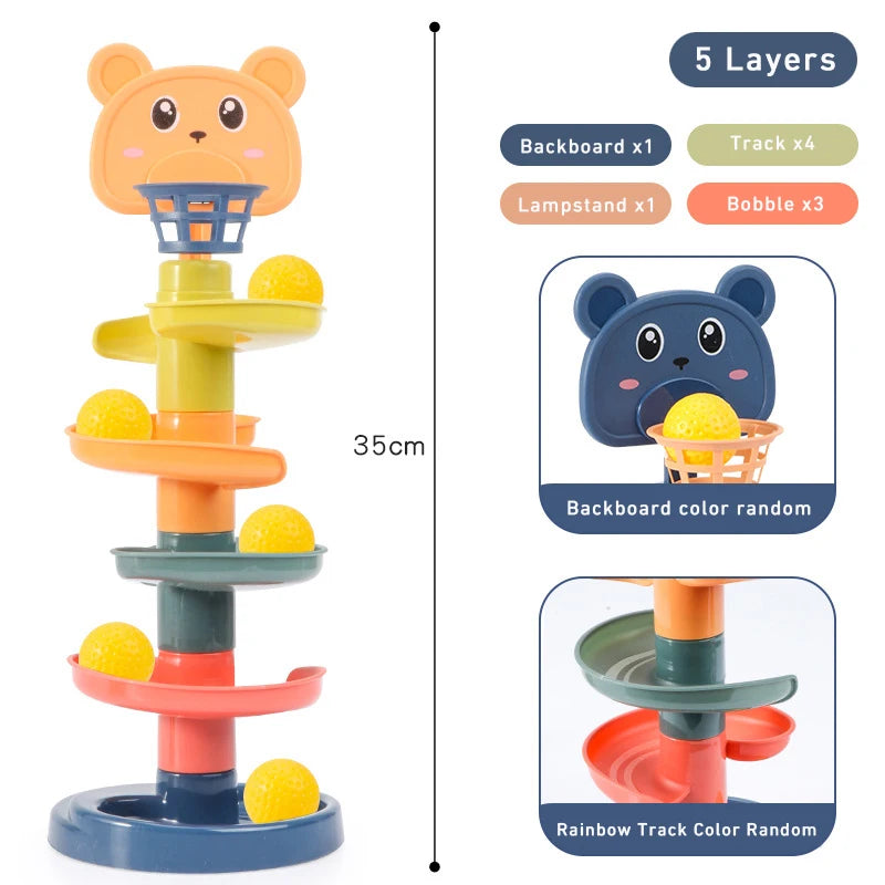 Animal Spin & Stack Baby Learning Tower