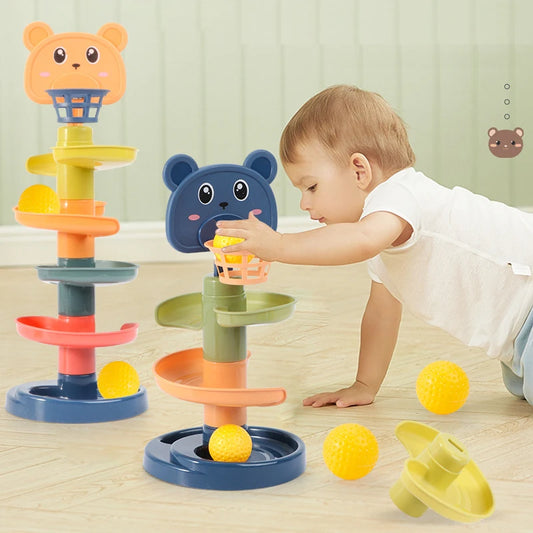 Animal Spin & Stack Baby Learning Tower