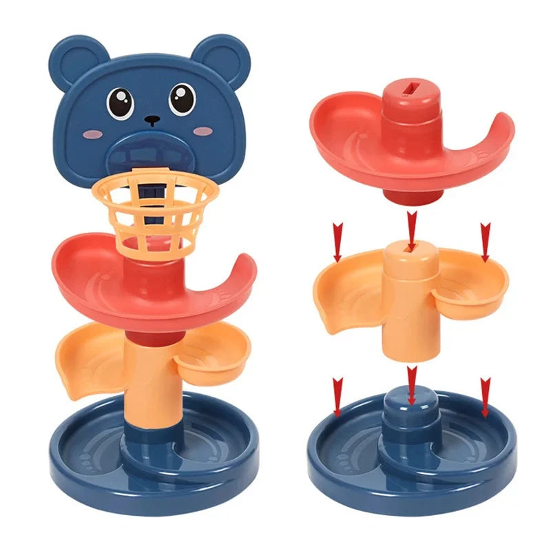 Montessori Baby Spinning Stacking Ring Toy