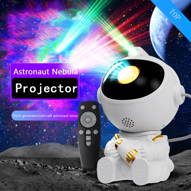 Astronaut Galaxy Star Projector Night Light
