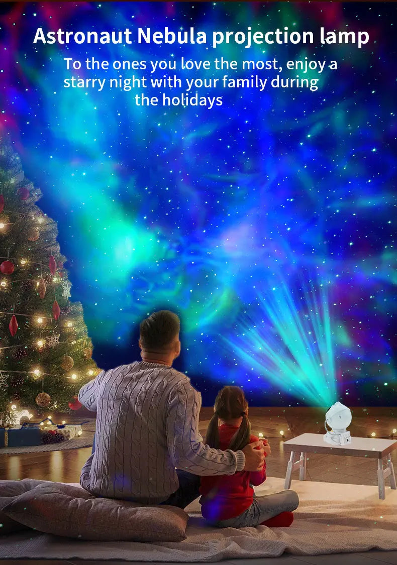 Astronaut Galaxy Star Projector Night Light