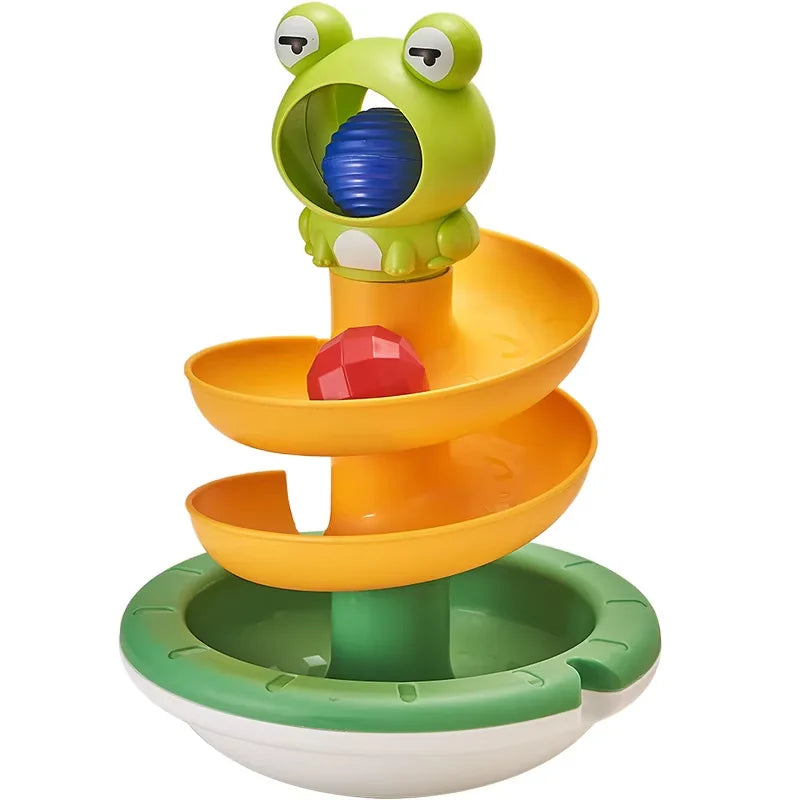 Montessori Baby Spinning Stacking Ring Toy