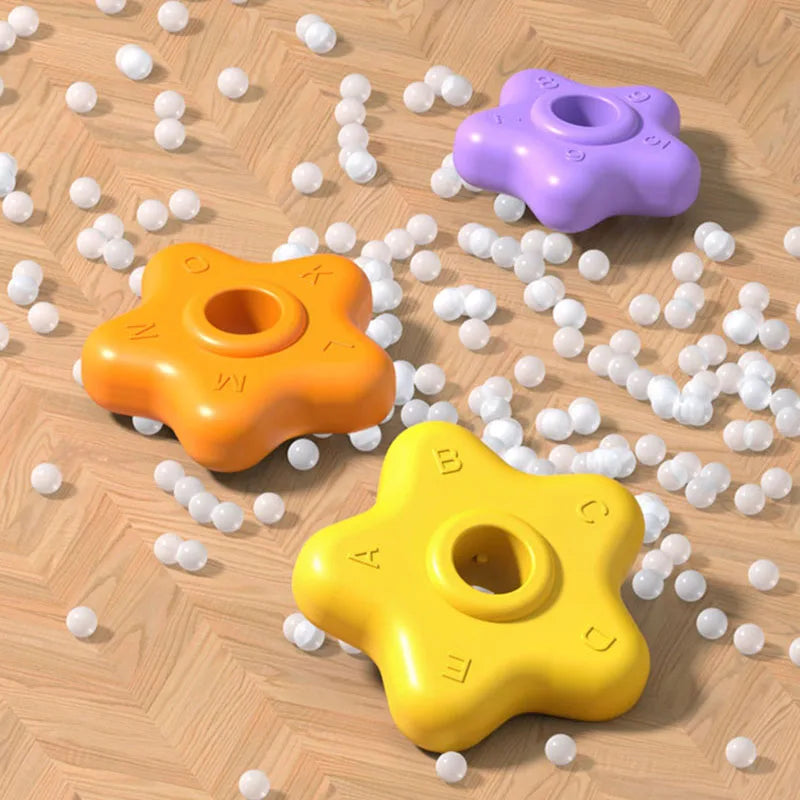 Montessori Baby Spinning Stacking Ring Toy