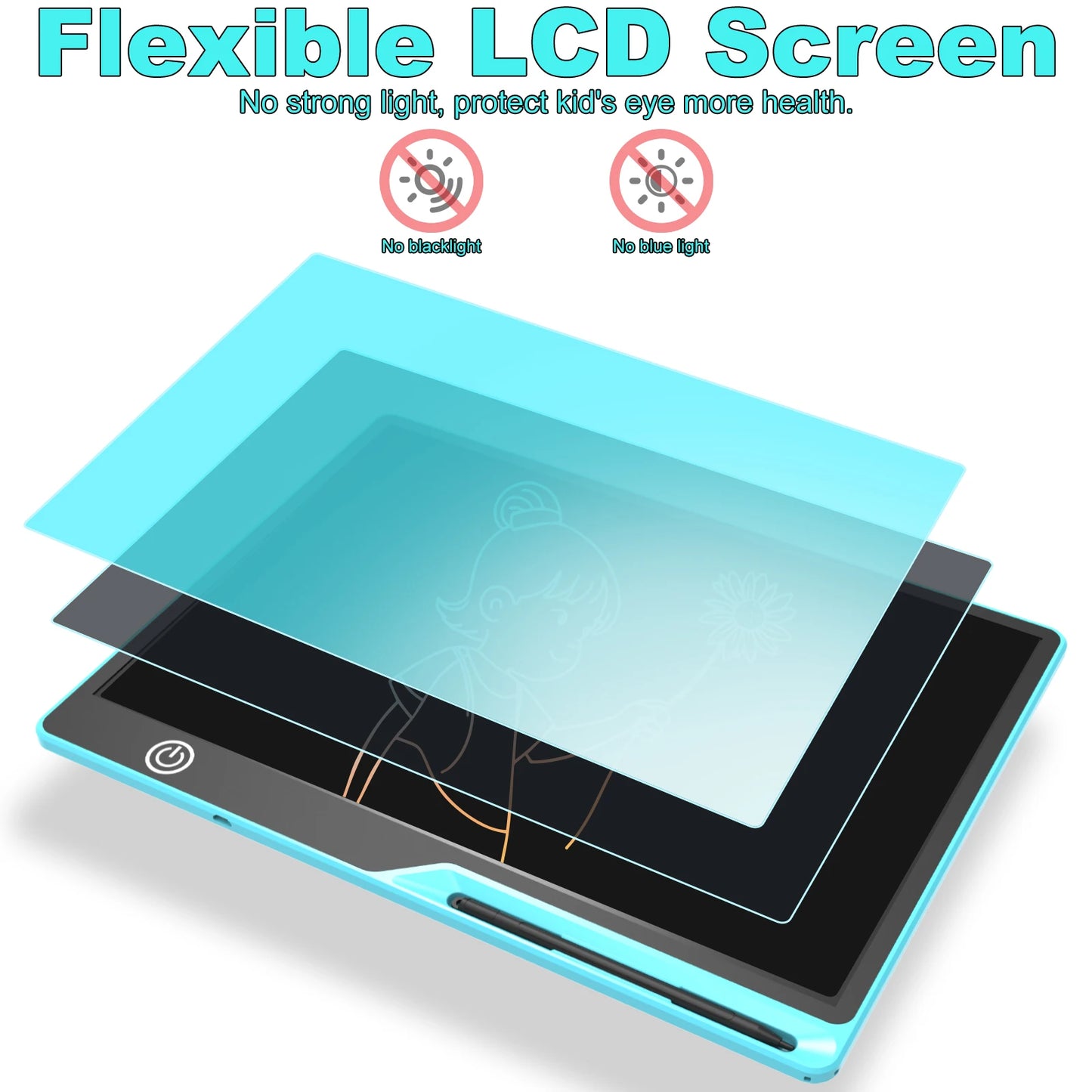 LCD Writing Tablet- Kids Drawing Board