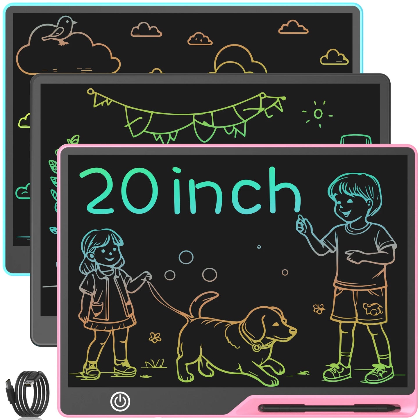 LCD Writing Tablet- Kids Drawing Board