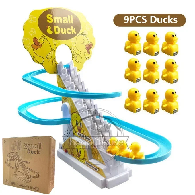 Duck Climbing Stairs Musical Toy for Kids ( Electric duck climbing stairs toy ).