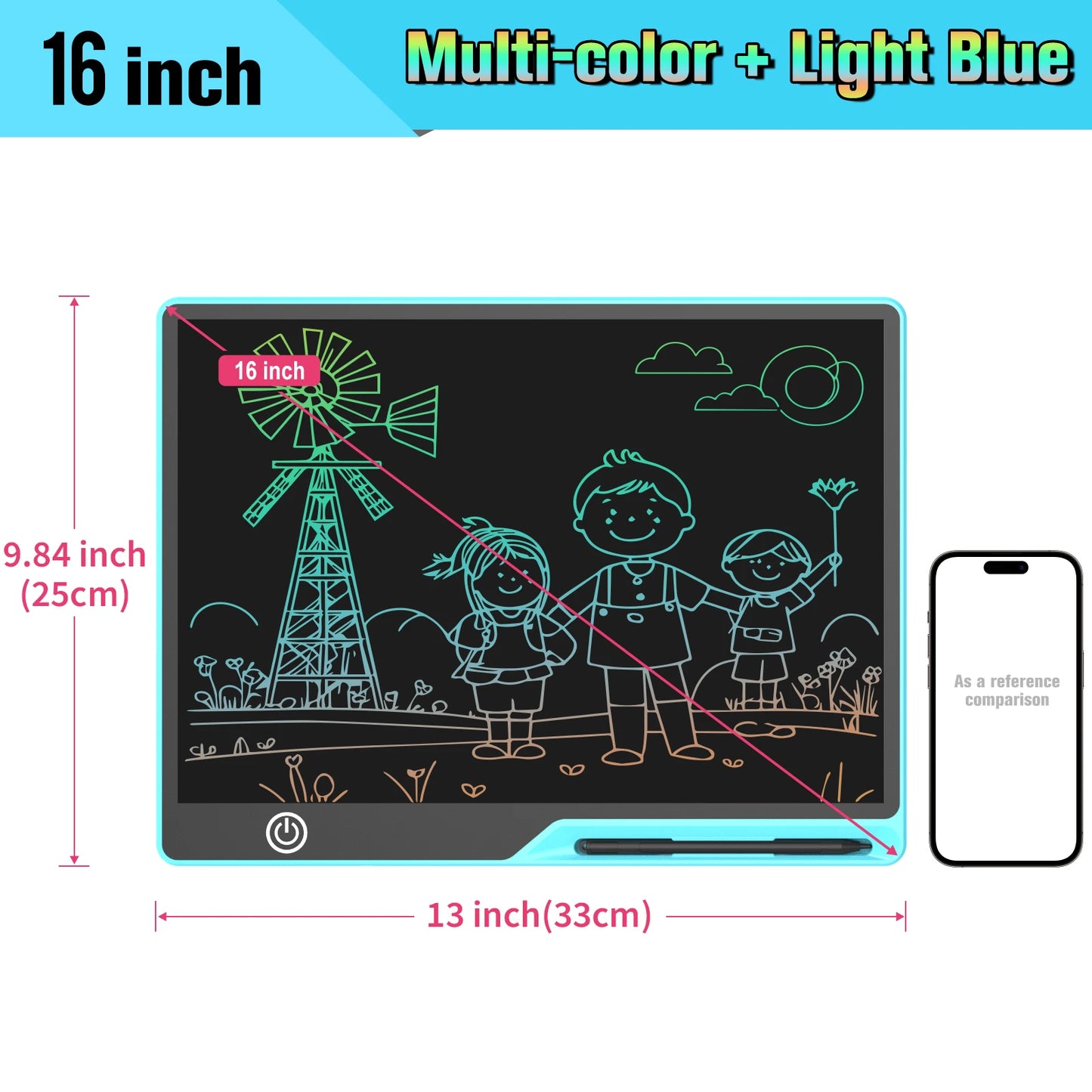 LCD Writing Tablet- Kids Drawing Board