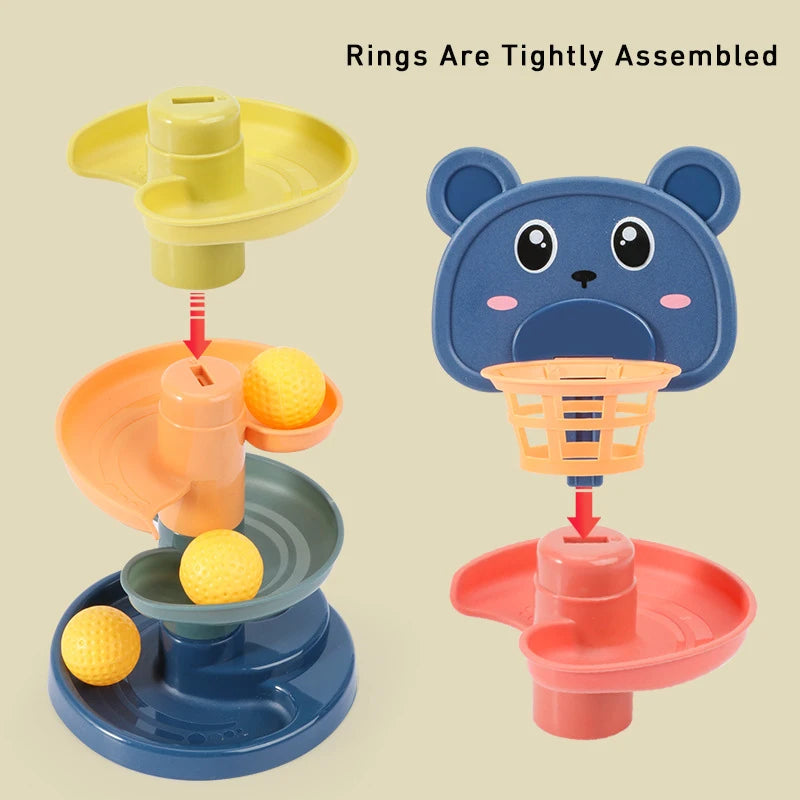 Animal Spin & Stack Baby Learning Tower