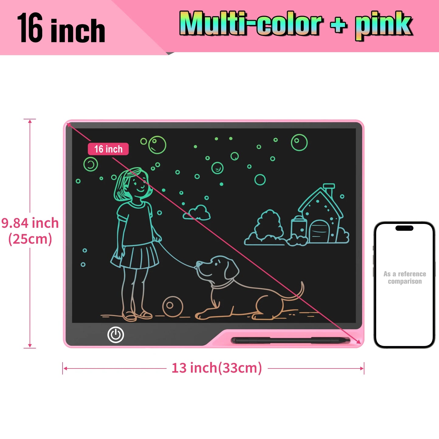 LCD Writing Tablet- Kids Drawing Board
