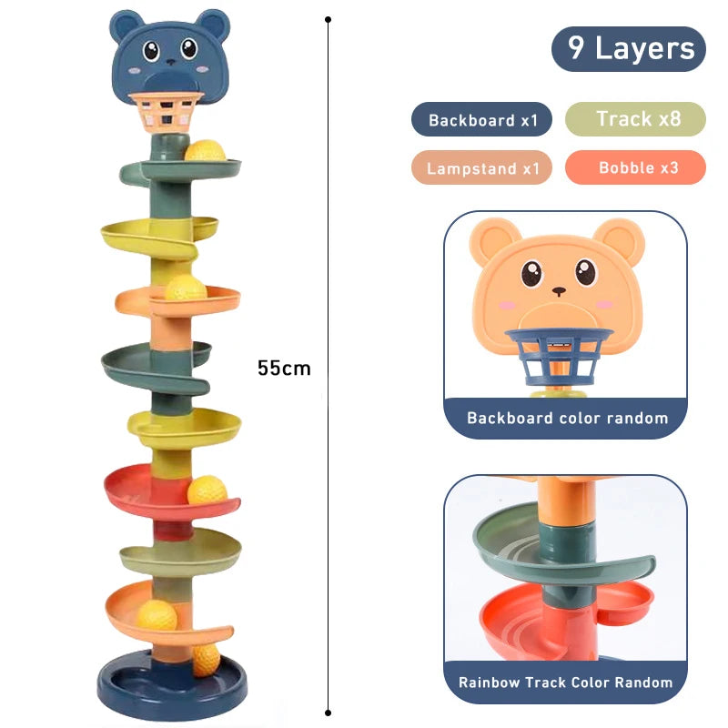 Animal Spin & Stack Baby Learning Tower