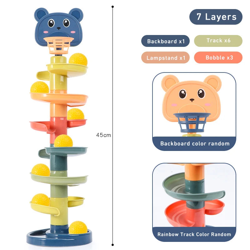 Animal Spin & Stack Baby Learning Tower