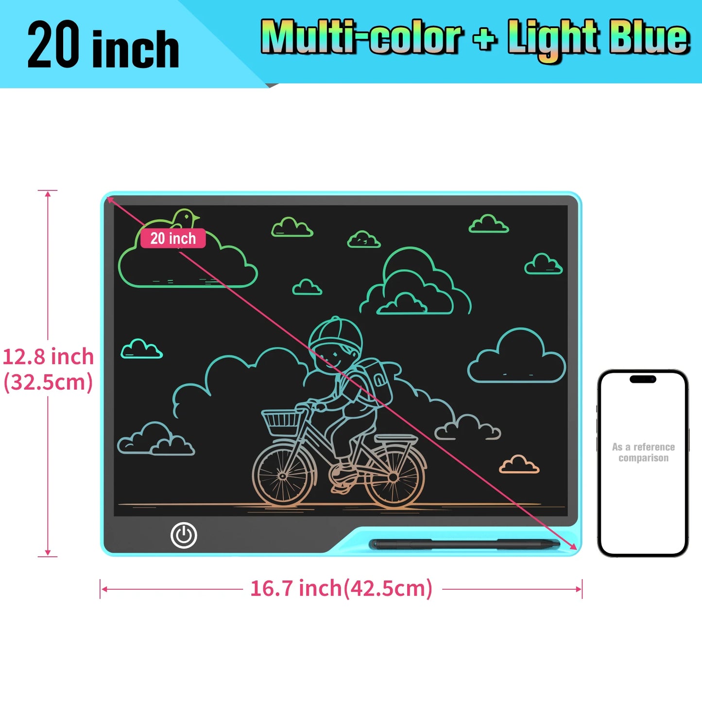 LCD Writing Tablet- Kids Drawing Board