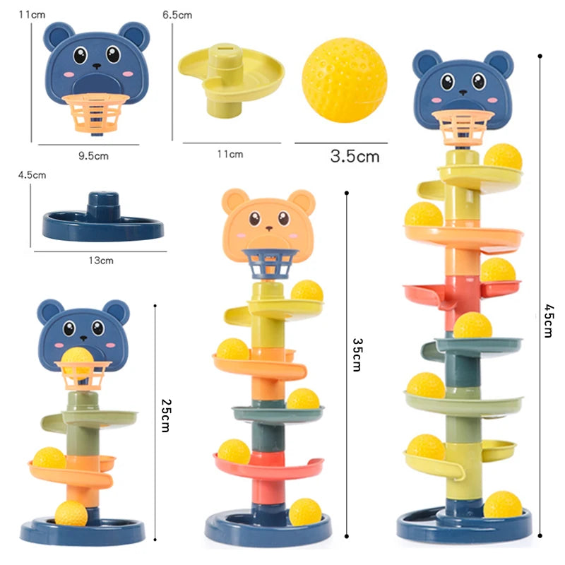 Animal Spin & Stack Baby Learning Tower