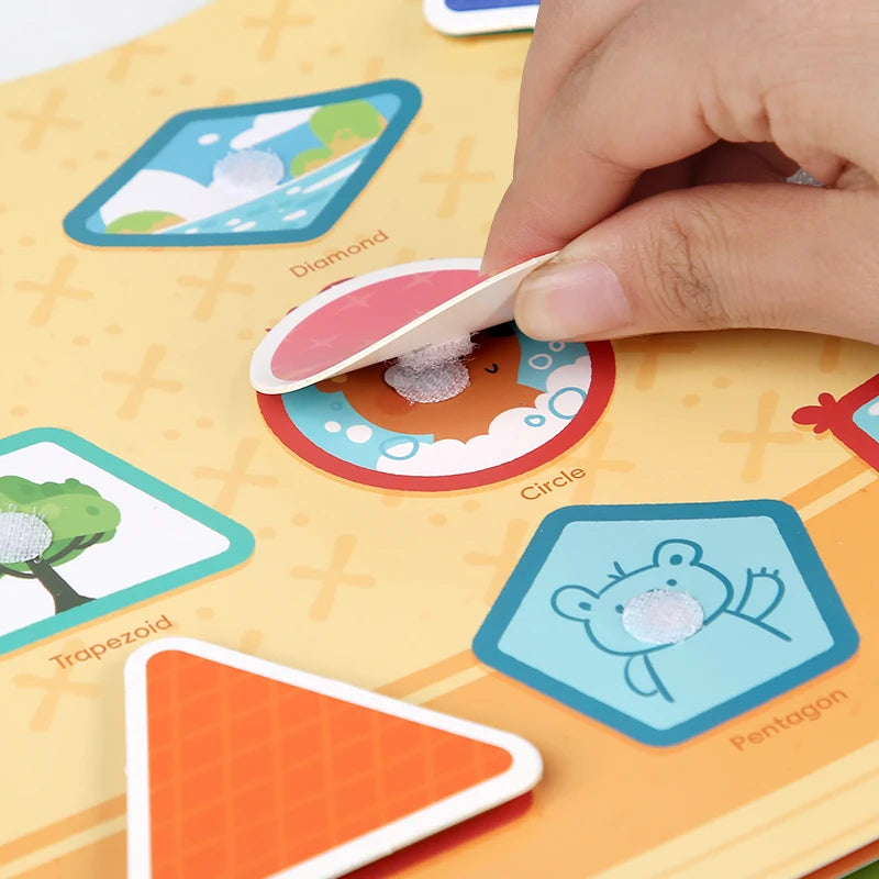 CUBBY Kids™ Montessori Busy Book –Screen- Free Learn Through Play
